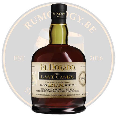 El Dorado 1998 Last Casks Tri-Canada Port Mourant - Enmore 24Y, 70cl - 50,3°