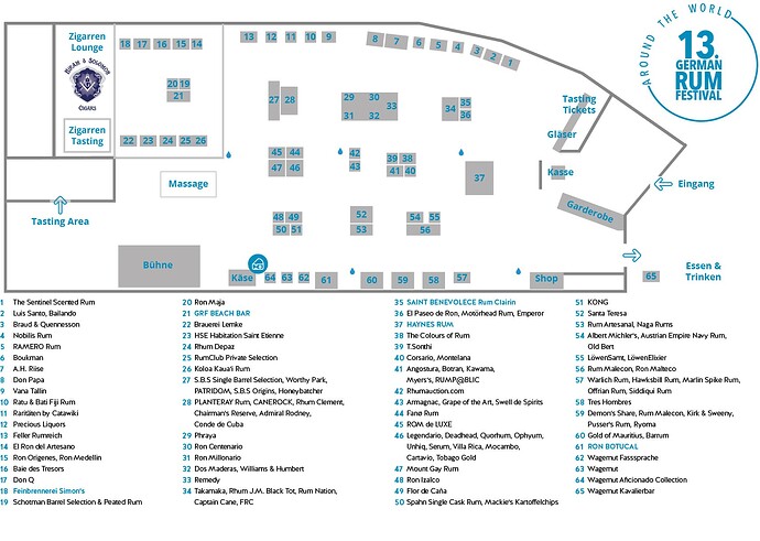 Hallenplan Katalog